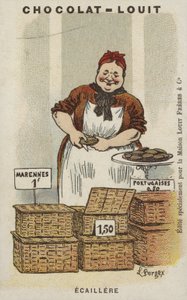 Ecaillere (chromolitho)